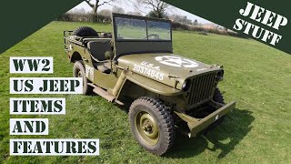 WW2 US Jeep items and features [upl. by Noxin]