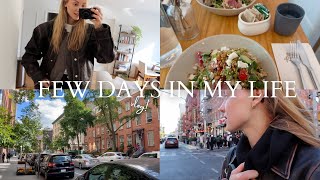 VLOG I was so nervous fall in nyc new clothes current diet  workout routine  answering Qs ❤️ [upl. by Derick677]