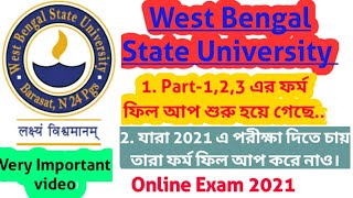 West Bengal State University UG 111 part III amp III Form fill up are running WBSU latest exam [upl. by Sibelle570]