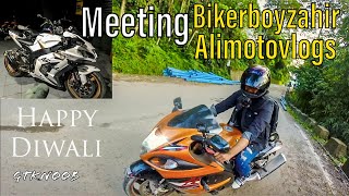 Meeting biker boy Zahir  Ali Motovlogs  Daily Vlog  Gangtok  Sikkim [upl. by Giah]