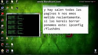 Tutoriales PC  Como mirar el historial de navegación en la consola de comandos [upl. by Aivil]