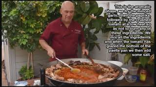 Curso básico paella valenciana quot with English subtitlesquot [upl. by Jobye]