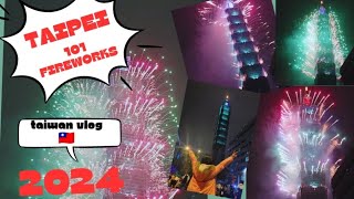 Taipei 101Taiwan 5 mins Fireworks Worldclass Display 2024 [upl. by Langbehn]