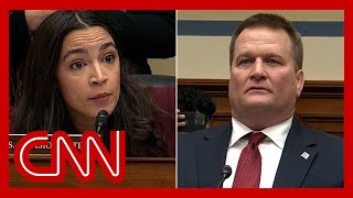 It is simple You name the crime AOC has contentious exchange with Biden probe witness [upl. by Catrina19]