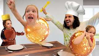 DAD vs PANCAKE KiDS Adley amp Niko Family Game in Roblox or Real Life Tumbling School amp Hide n Seek [upl. by Anders]