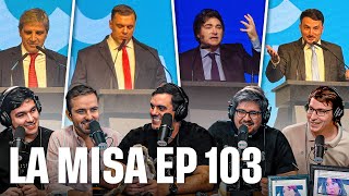 MILEI DAN TOTO CAPUTO AGUSTIN ROMO y BOLSONARO en la MEGA CPAC ARGENTINA  La Misa de Dan [upl. by Inalak]