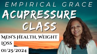 Empirical Grace is live Acupressure Class and QampA [upl. by Ahsihat606]