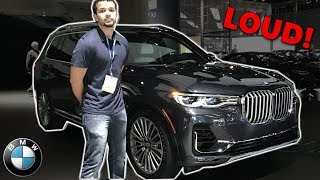 FIRST 2019 BMW X7 COLD START EXHAUST SOUND OVERVIEW  LA AUTO SHOW [upl. by Severen]