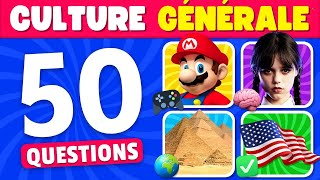 Estu un VRAI GÉNIE  📚🤓 50 Questions de CULTURE GÉNÉRALE ✅ [upl. by Peltz]