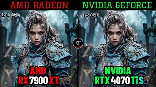 The Best Graphics Card RX 7900 XT or RTX 4070 Ti Super [upl. by Annette993]