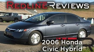 2006 Honda Civic Hybrid Walkaround Exhaust Review Test Drive [upl. by Eislek921]