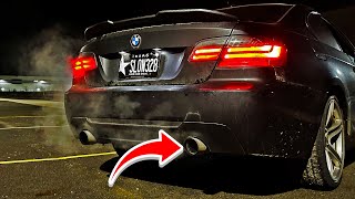 BMW E92 335i N55 Straight Pipe Exhaust Sound [upl. by Wolfson]