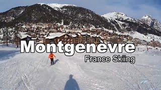 Skiing France Montgenèvre [upl. by Cordelie]