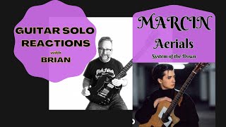 GUITAR SOLO REACTIONS  MARCIN  Aerials [upl. by Ayinat859]