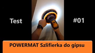 Test  POWERMAT Szlifierka do gipsu [upl. by Dabney]