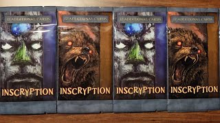 Opening NEW Official Inscryption Card Packs [upl. by Anelis197]