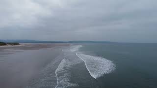 Aberdovey Beach November 2024  DJI Mini 2 Drone footage 15x No audio [upl. by Yunfei]