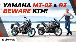 Yamaha MT 03 and Yamaha R3 Review  Which One Should You Buy and Why  BikeWale [upl. by Alimak]