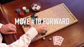 Across The Board Games  Horserace Game How To Play [upl. by Tiedeman]