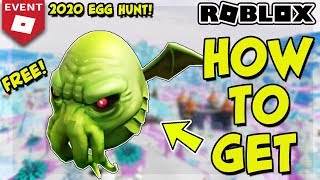 EVENT HOW TO GET THE EGG OF CTHULHU IN SCUBA DIVING AT QUILL LAKE  ROBLOX EGG HUNT 2020 [upl. by Benoit170]