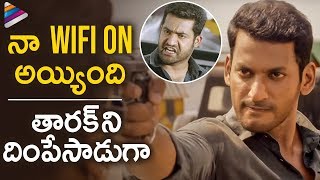 Vishal Powerful Action Scene  Ayogya Telugu Movie  Raashi Khanna  Temper Remake Telugu FilmNagar [upl. by Liz349]