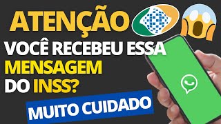 ATENÇÃO APOSENTADO E PENSIONISTA QUE RECEBEU ESSA MENSAGEM DO INSS  SAIBA O QUE FAZER NESSE CASO [upl. by Dud]