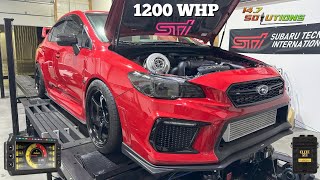 Insane 1200whp STI Build  Dyno Pulls [upl. by Fonz]