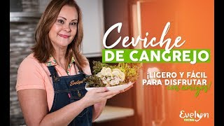 CEVICHE de CANGREJO 🦀Exquisita receta para disfrutar entre amigos  Evelyn Cocina [upl. by Fidelity]