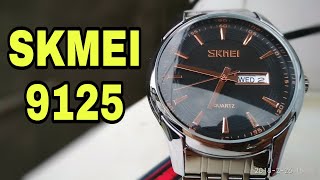 SKMEI 9125 Black Sylver  Unboxing Review Indonesia [upl. by Pavkovic437]