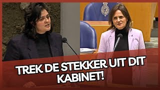 Partij Omtzigt zet schreeuwende linkse deuger spuugzat Trek de stekker uit dit kabinet [upl. by Knight240]