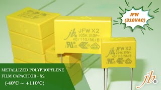 jb Capacitors manufactures X2 Metallized Polypropylene Film Capacitor [upl. by Osrick]