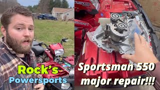 Polaris Sportsman 550xp repair nightmare [upl. by Jat]