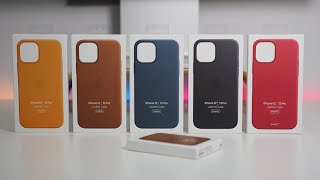 iPhone 12 and iPhone 12 Pro Leather Cases with MagSafe  Unboxing and Everything You Wanted To Know [upl. by Bernat]