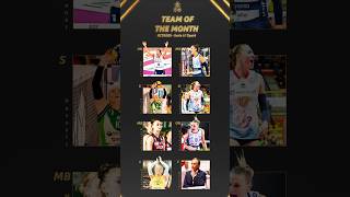 🏐⭐🔝 TEAM OF THE MONTH 😍 SerieA October Team iLoveVolley volley volleyball Bestof volei [upl. by Aicenet]