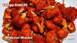 Gobi 65 Cauliflower 65 Recipe Cauliflower Fry [upl. by Brooking20]