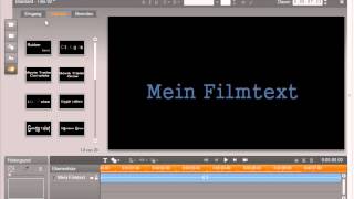 Motion Titel Text in Pinnacle Studio 14 und 15 [upl. by Bible]