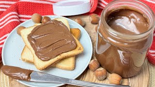 Crema Spalmabile alle Nocciole simil Nutella fatta in casa [upl. by Jon]