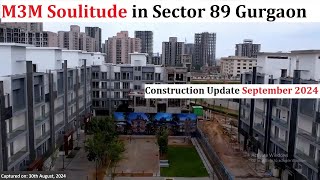 M3M Soulitude Resale Flats in Sector 89 Gurgaon  M3M Soulitude Construction Update September 2024 [upl. by Madea]