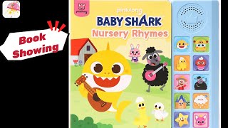 Book showing Pinkfong Baby Shark Nursery Rhymes [upl. by Esinek]