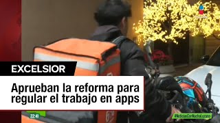 Aprueba Senado reforma para regular empleos de plataformas digitales [upl. by Yetta366]