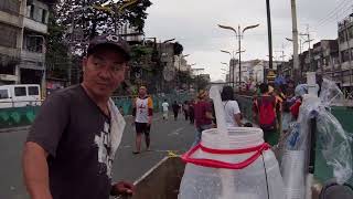 Life in QUIAPO MANILA Fiesta of black Nazareno Philippines 🇵🇭 my walking tour adventures [upl. by Echo]