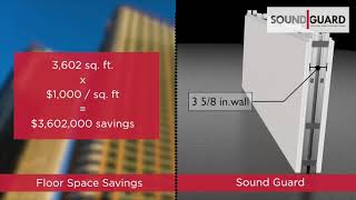 Marino\WARE SoundGuard Silent Steel Framing System [upl. by Muiram170]