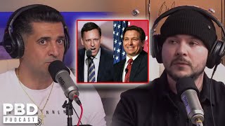 quotHes Wrongquot  Tim Pool SLAMS Peter Thiels Views On DeSantis [upl. by Langley15]