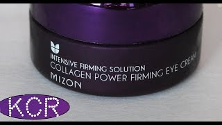 АНТИЭЙДЖ нуну Mizon Collagen Power Firming Eye Cream [upl. by Novy]