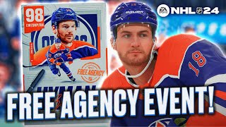 NHL 24 FREE AGENCY EVENT FULL DETAILS AND BREAKDOWN [upl. by Enael]