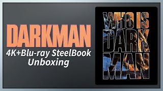 Darkman 4K2D Bluray SteelBook Unboxing [upl. by Baudin]