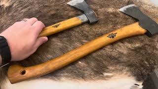 Gransfors Bruk Small Forest Axe VS Outdoor Axe  A decade review [upl. by Lleznod622]