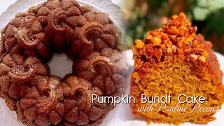 Pumpkin Bundt Cake with Praline Pecans So Moist and Delicious [upl. by Flori751]