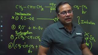 JEE Advanced Hot Topic Peroxide Effect Anti Markovnikov Rule Kharasch Effect c Vivek Sir [upl. by Ariek]