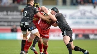 Scarlets v Ospreys First Half Highlights 26th Dec 2013 [upl. by Ecirehs]